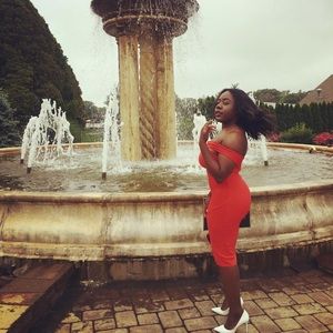 Red Bodycon Bandage Dress